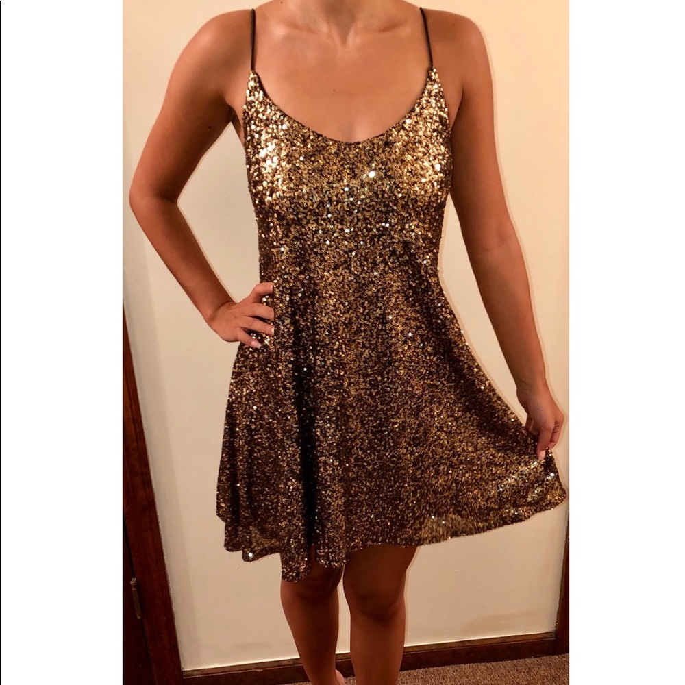 Mini Sequin Dress